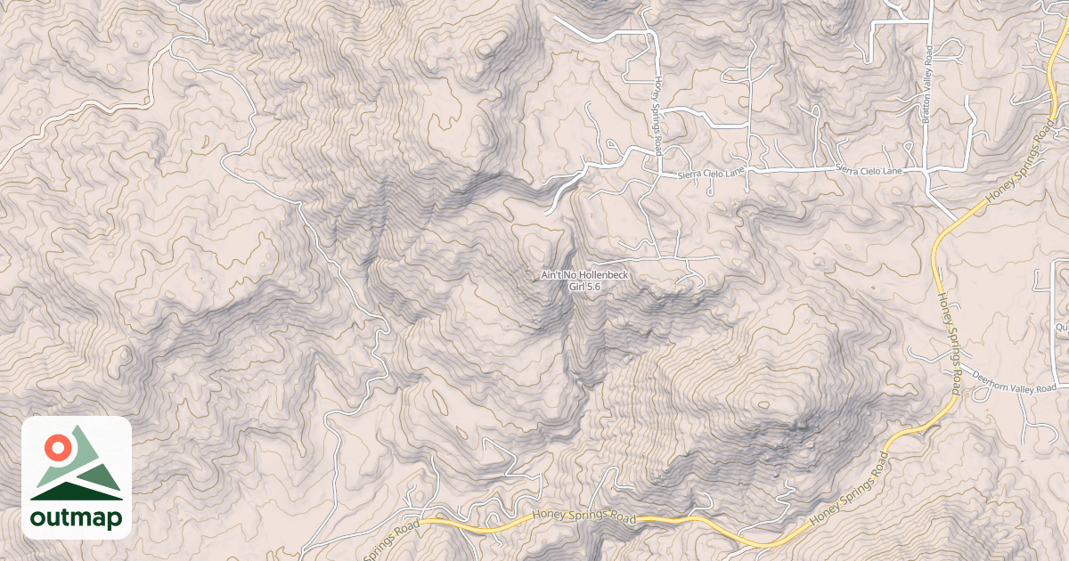 Map of Ain't No Hollenbeck Girl