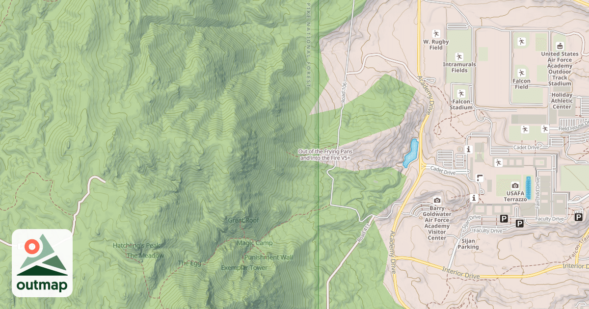 Map of Out of the Frying Pans and into the Fire