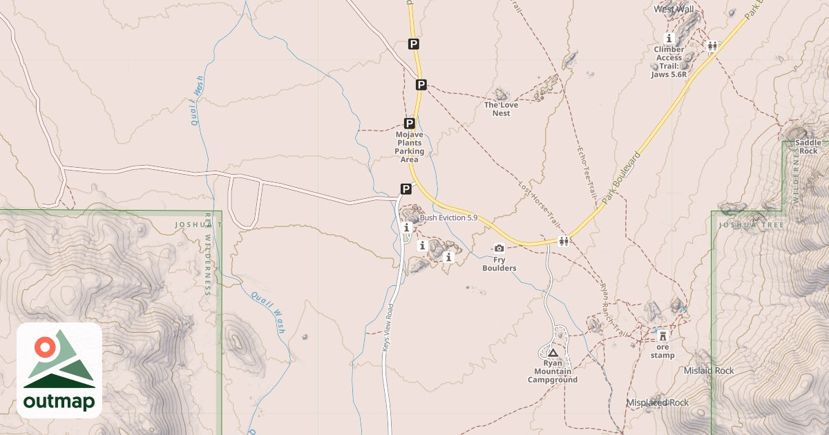 Map of Bush Eviction