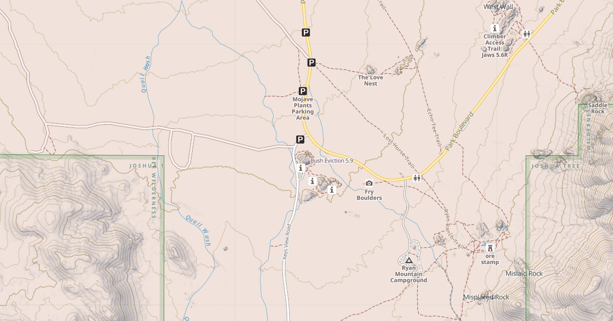Map preview of Bush Eviction