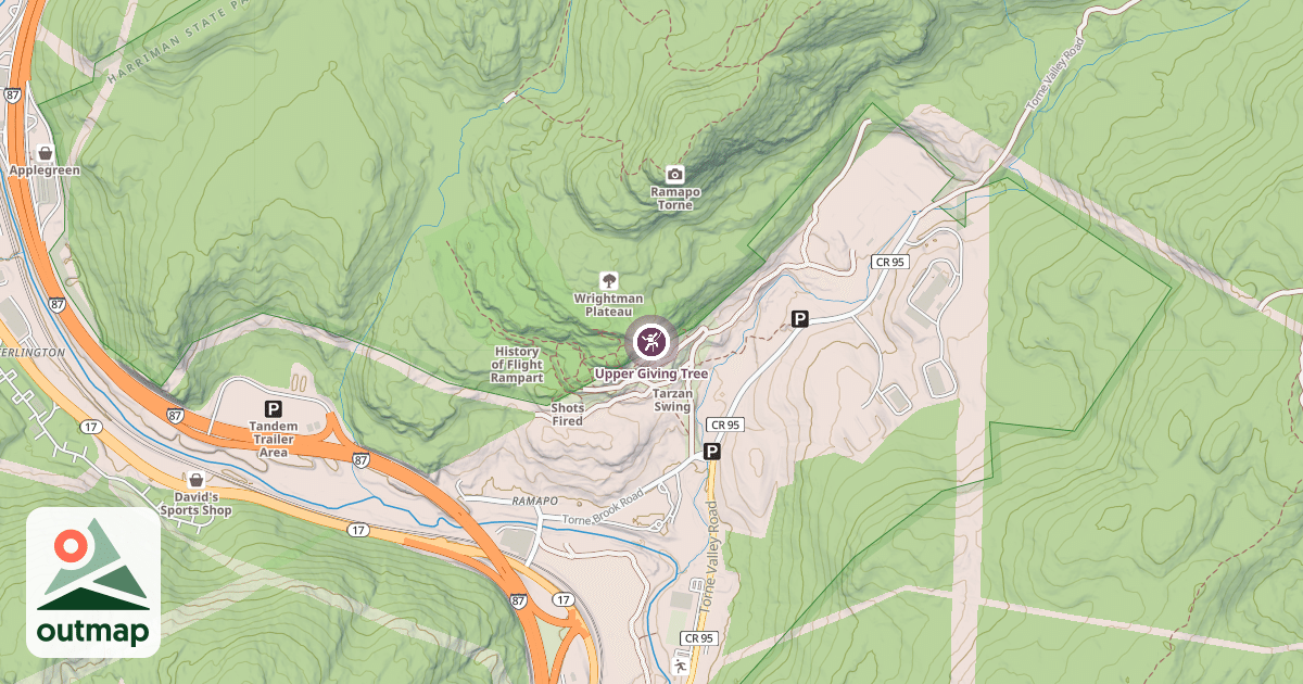 Map of Upper Giving Tree