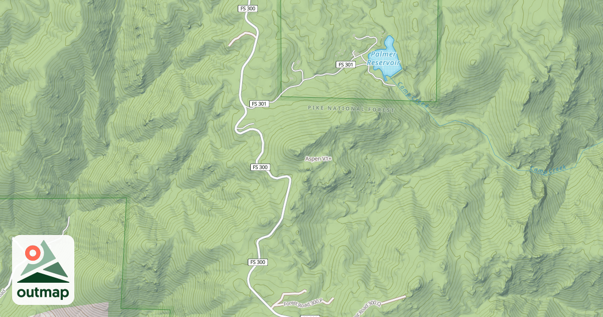 Map of Aspen