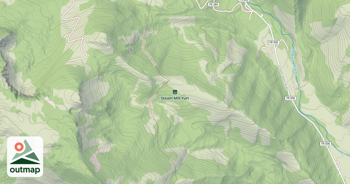 Map of Steam Mill Yurt