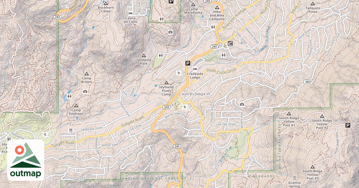 Map of Aunt B's Delight