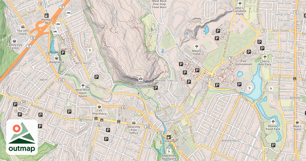 Map of Mohawk Town