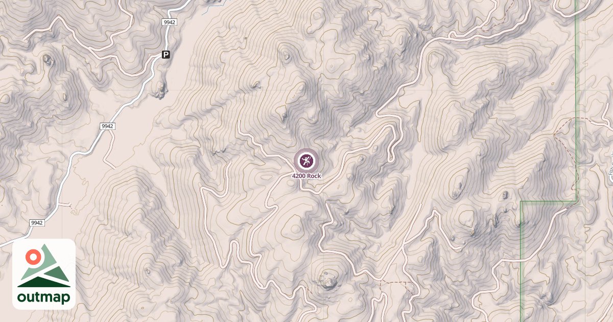 Map of 4200 Rock