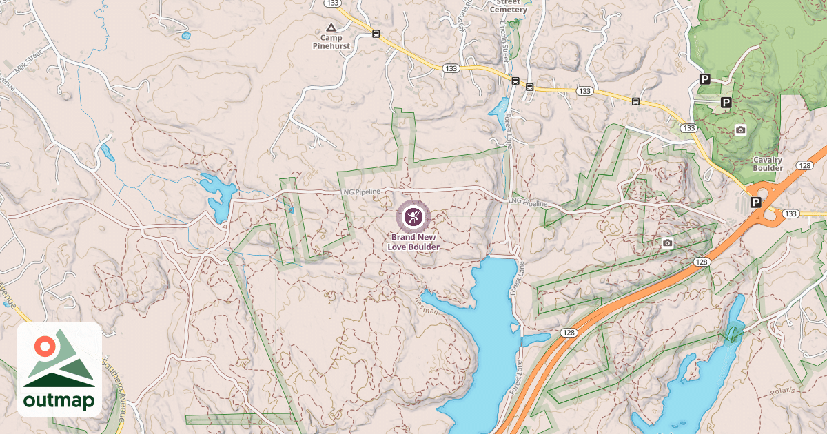 Map of Brand New Love Boulder