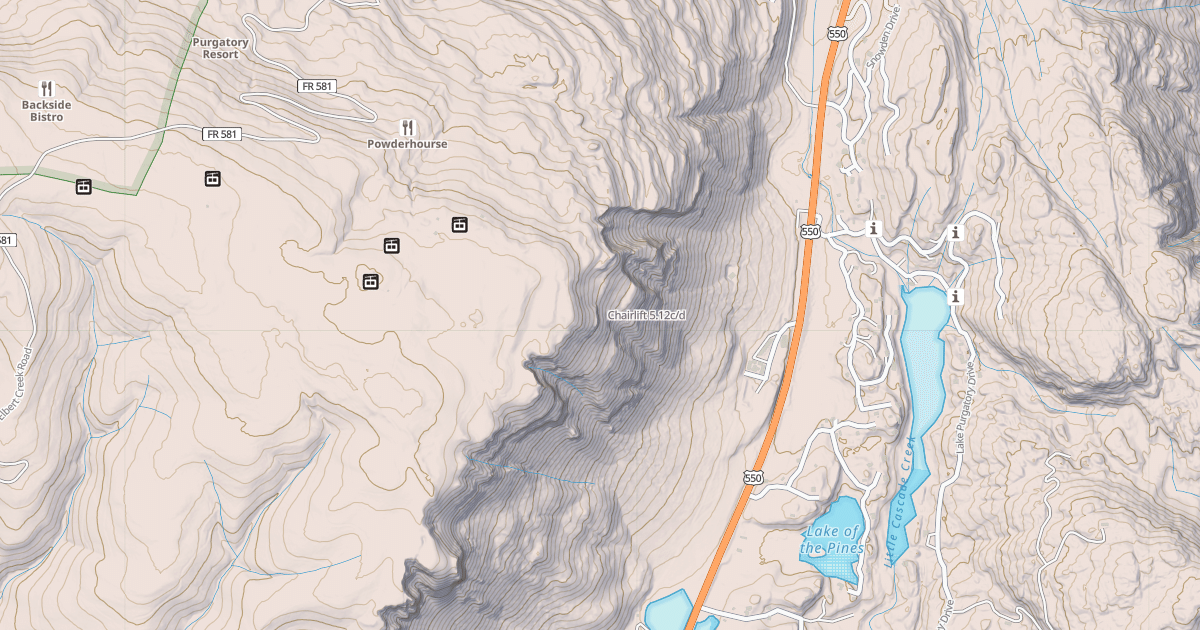 Map preview of Chairlift