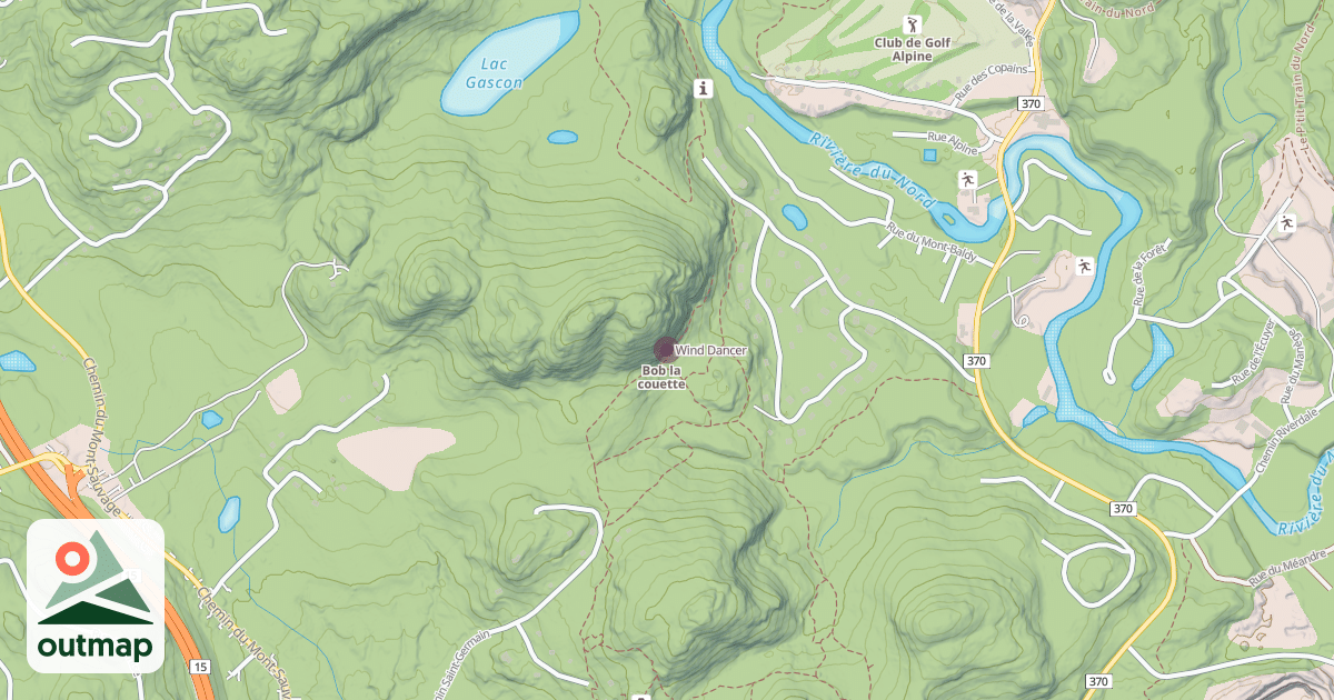 Map of Wind Dancer