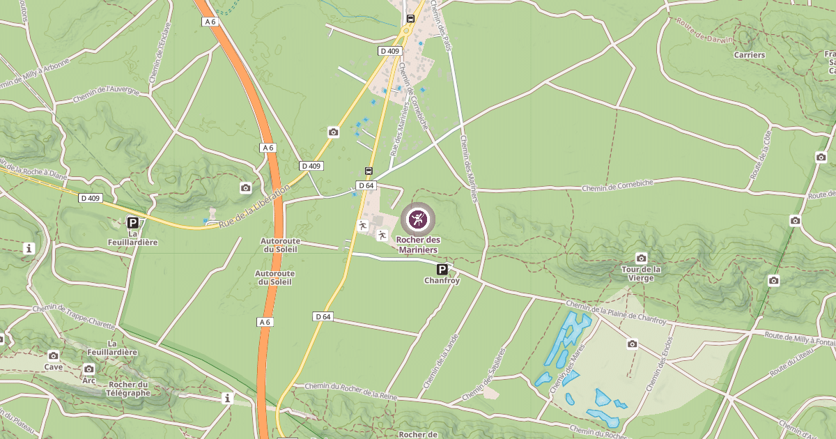 Map preview of Rocher des Mariniers
