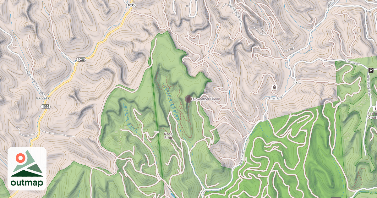 Map of Fairweather Friend