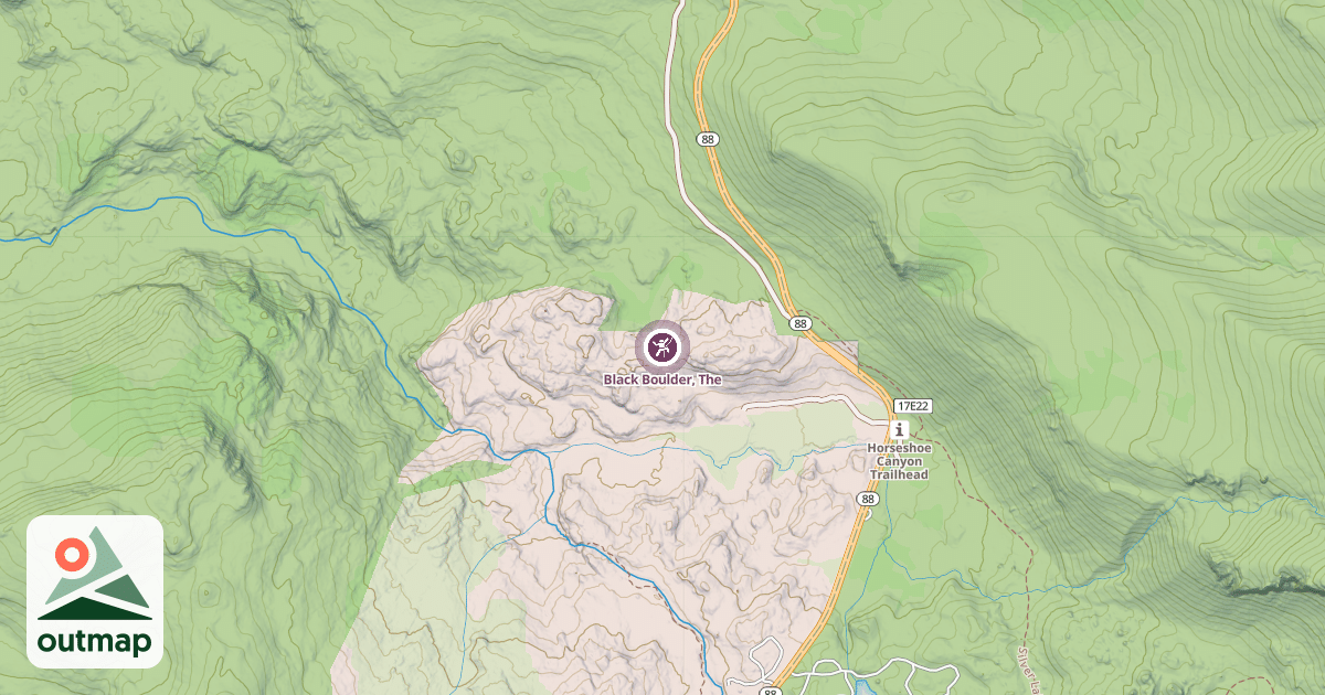 Map of Black Boulder, The