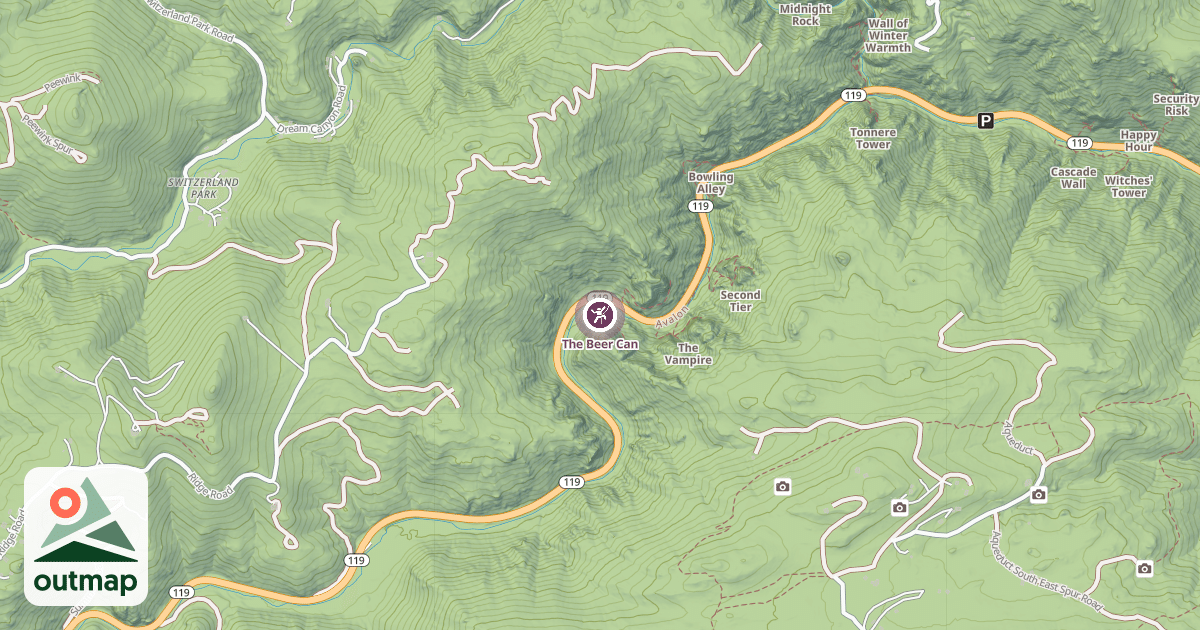 Map of The Beer Can
