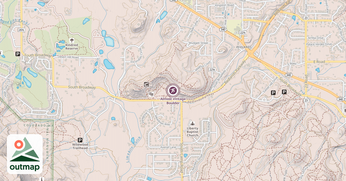 Map of Almost Vintage Boulder