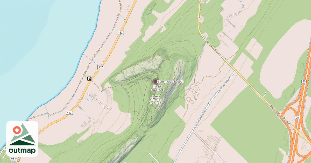 Map of Hommade a Radoth