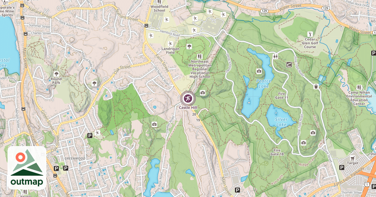 Map of Castle Hill