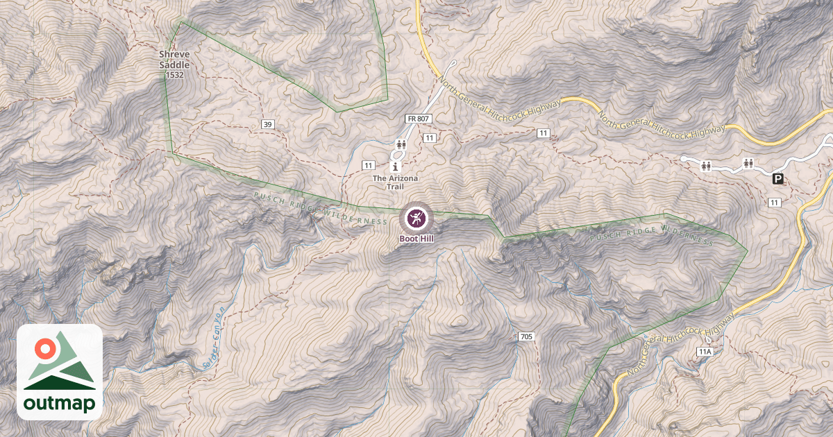 Map of Boot Hill
