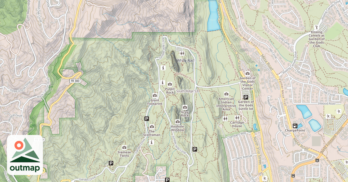 Map of South Ridge