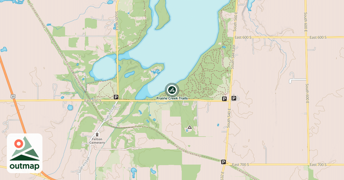 Map of Prairie Creek Trails