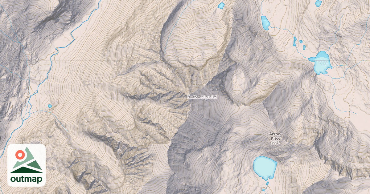 Map of Northeast Spur