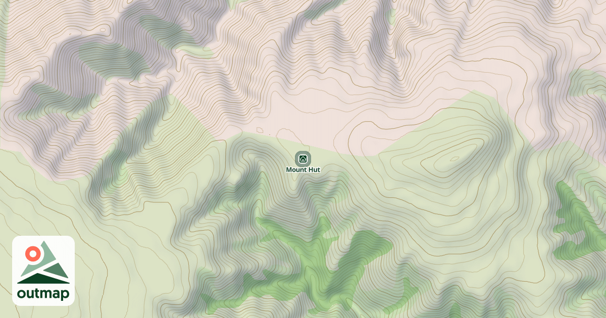 Map of Mount Hut