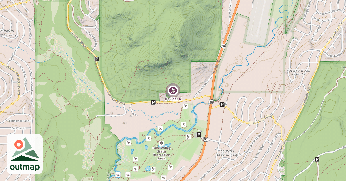 Map of Boulder K