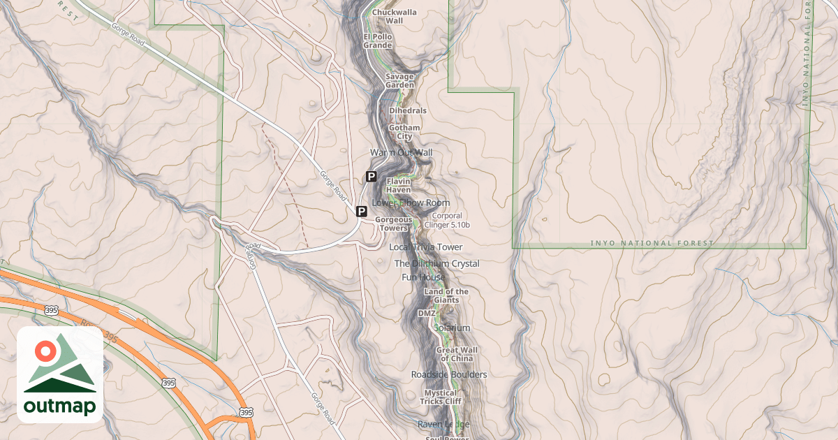 Map of Corporal Clinger