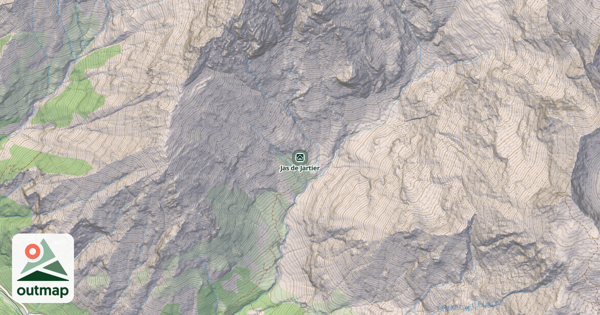 Map of Jas de Jartier