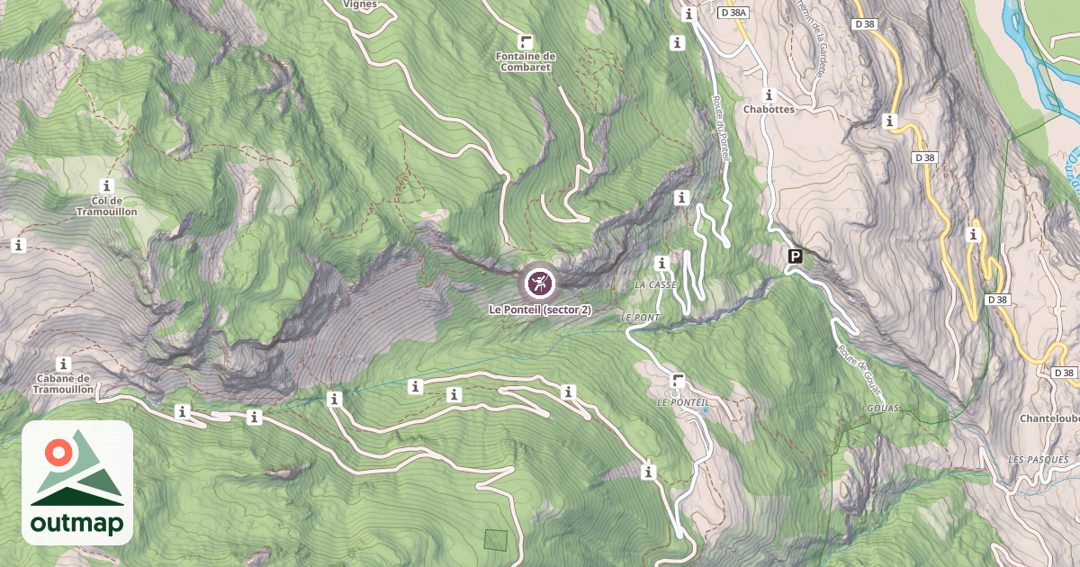 Map of Le Ponteil (sector 2)