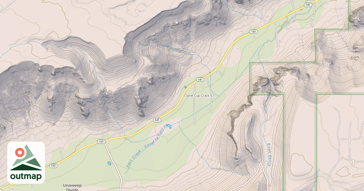 Map of Claret Cup Crack