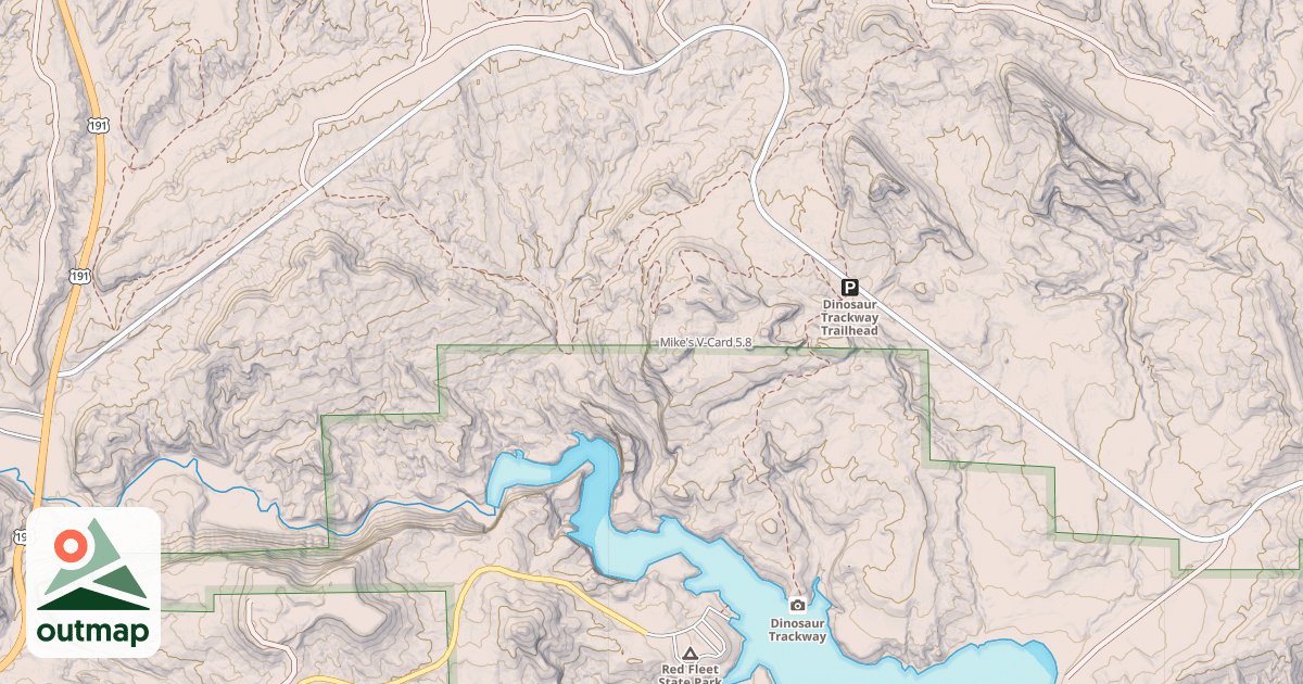 Map of Mike's V-Card