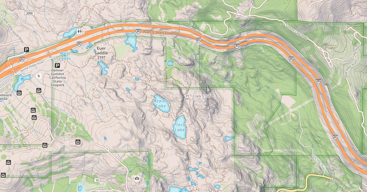 Map preview of PCT Crack