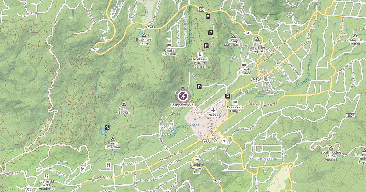 Map preview of Campsite Wall