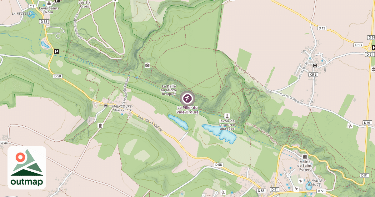 Map of Le Pilier du Vide-Ordure