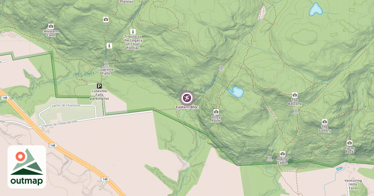 Map of Eastern Bloc