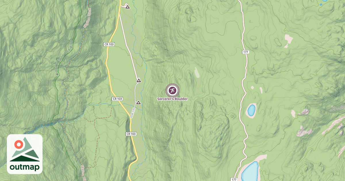Map of Sorcerer's Boulder