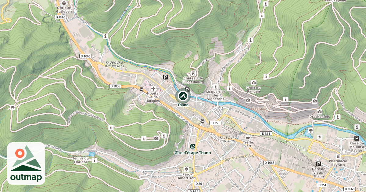 Map of Thann