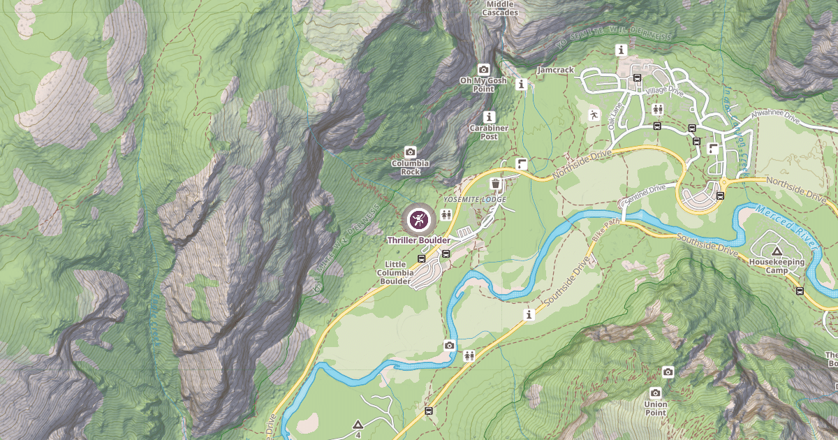 Map preview of Thriller Boulder