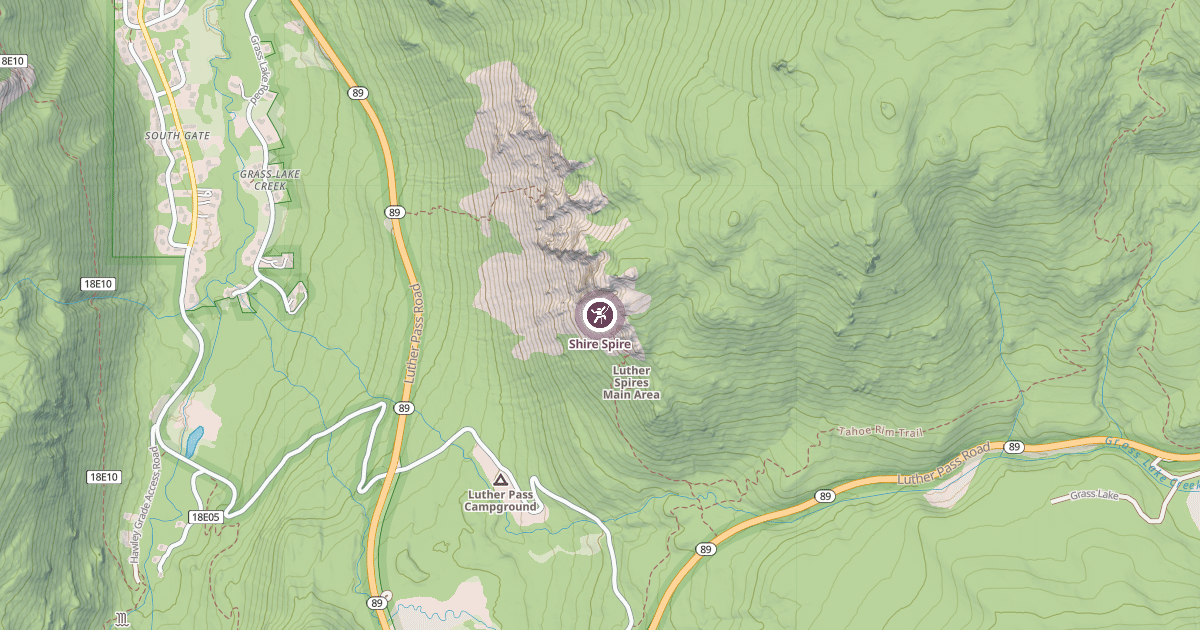 Map preview of Shire Spire