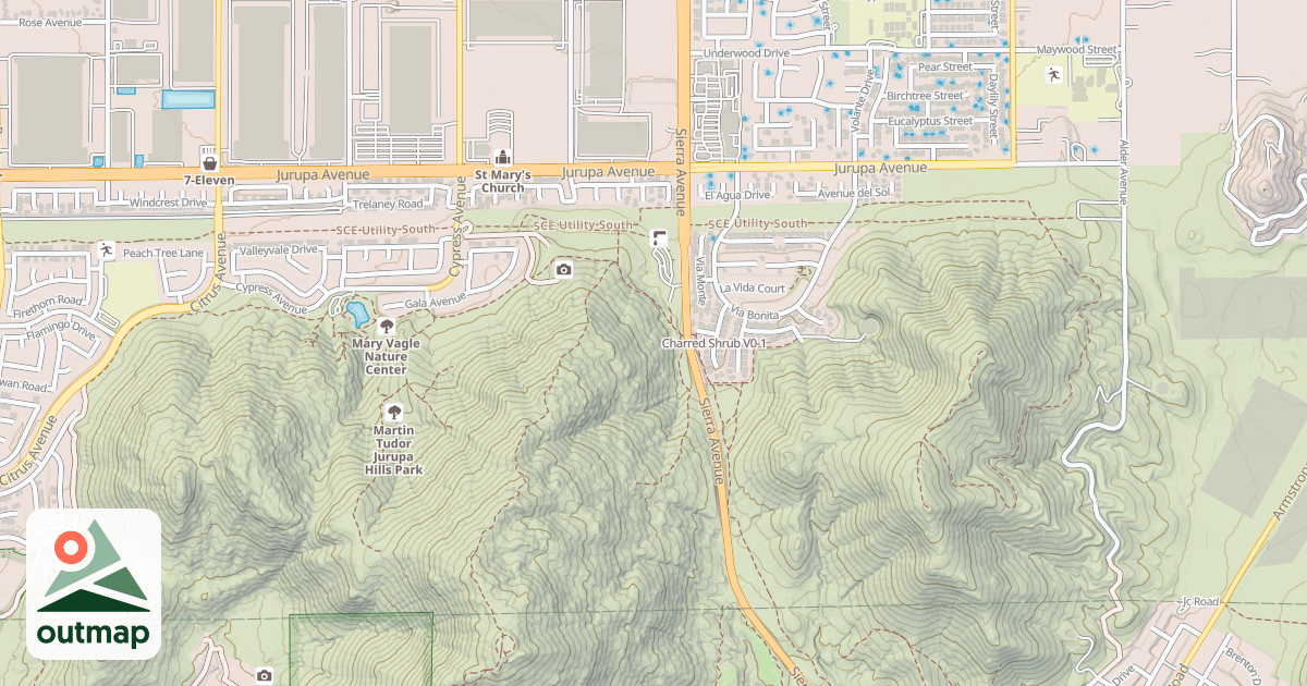 Map of Charred Shrub