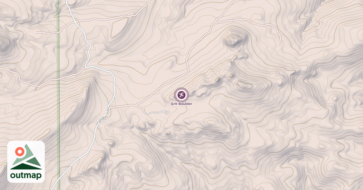 Map of Grit Boulder
