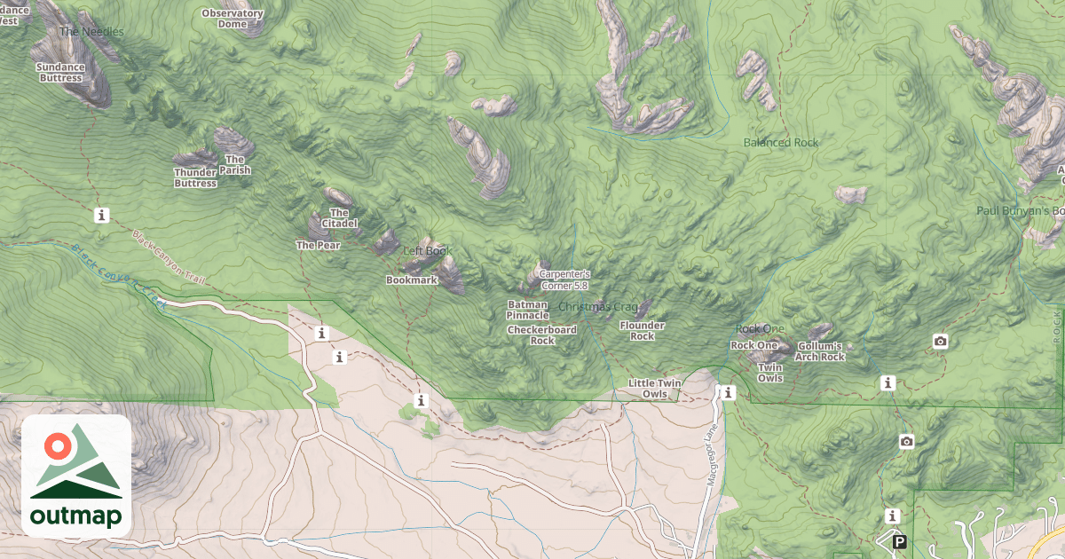 Map of Carpenter's Corner