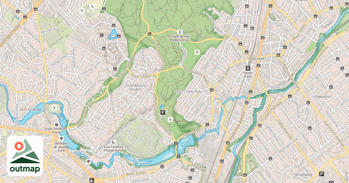 Map of Jim's Chalky Nubs