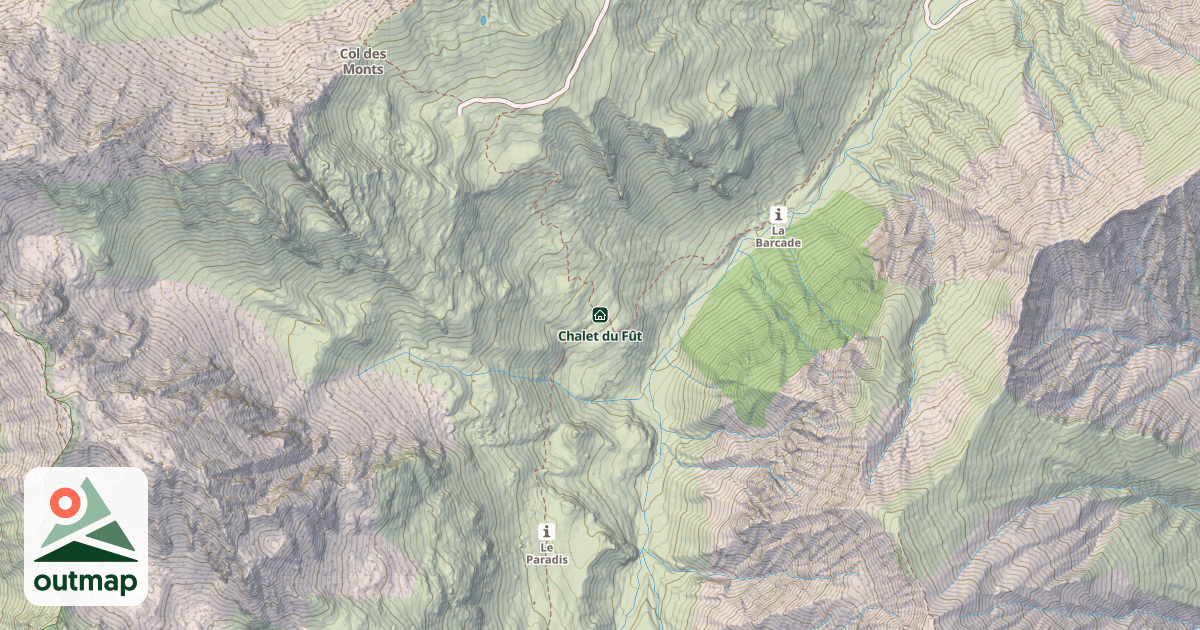 Map of Chalet du Fût
