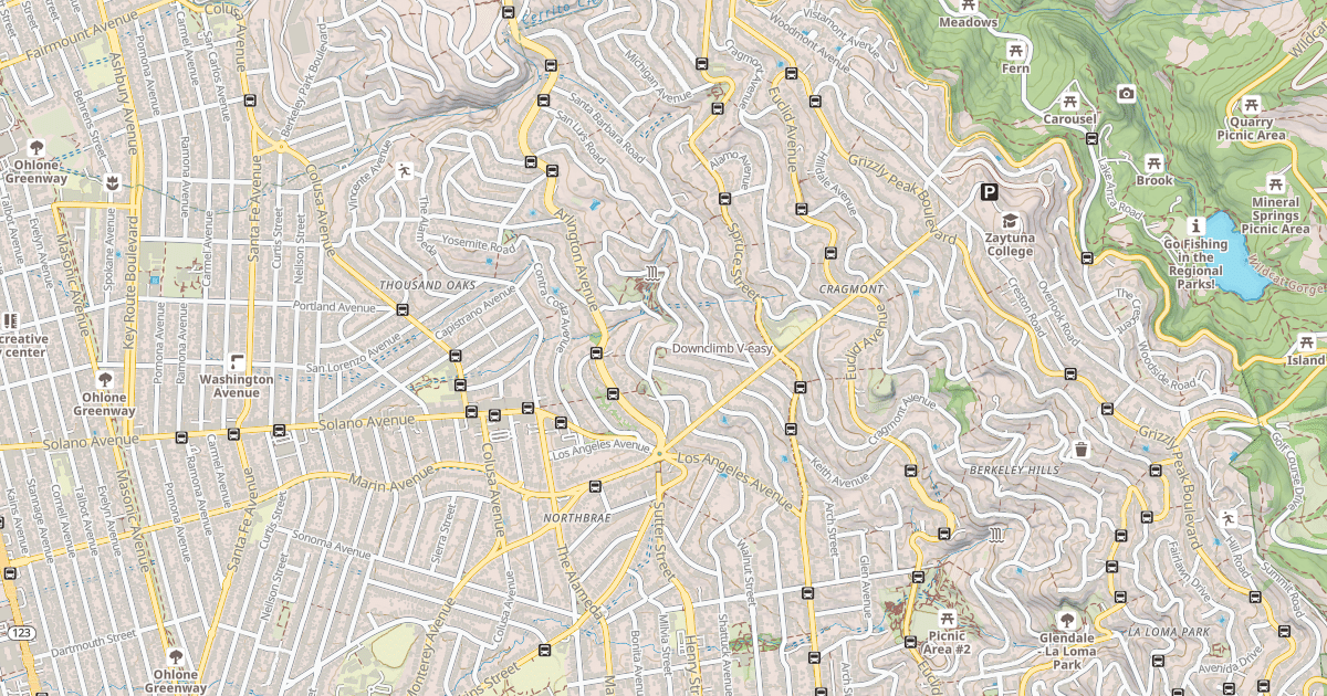 Map preview of Downclimb