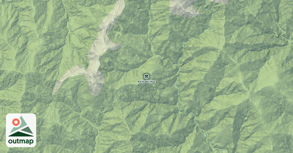 Map of Kiritaki Hut
