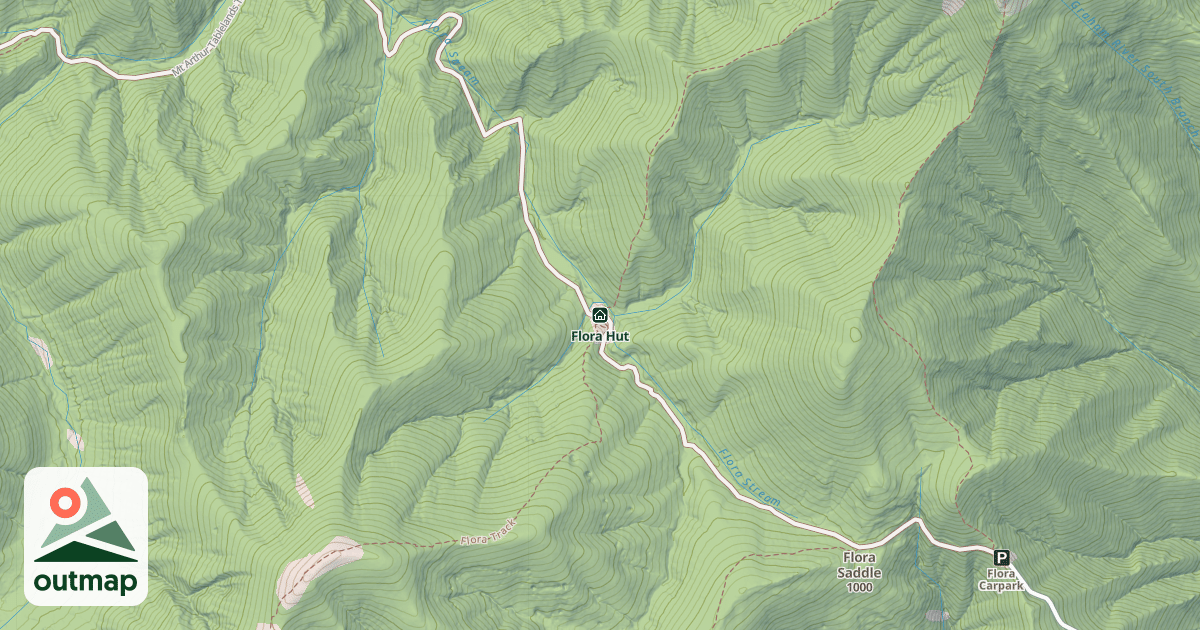 Map of Flora Hut