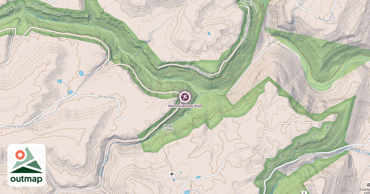 Map of Memorial Day Wall