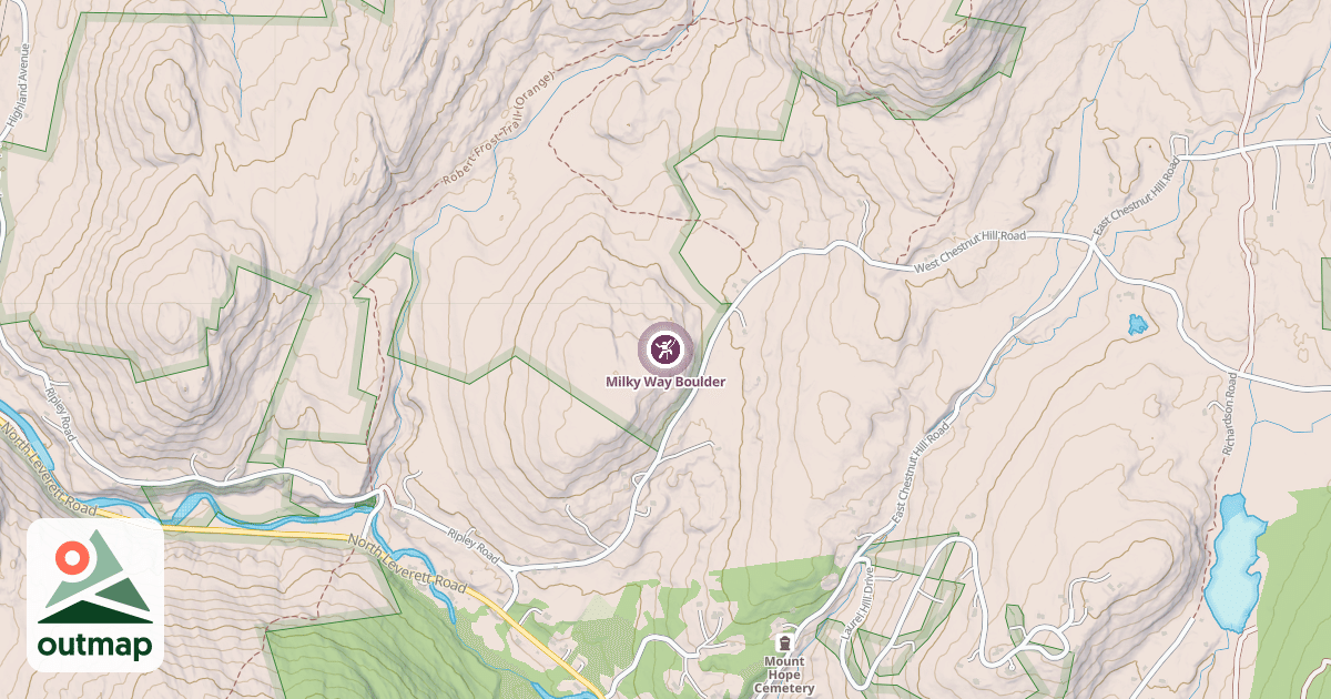 Map of Milky Way Boulder