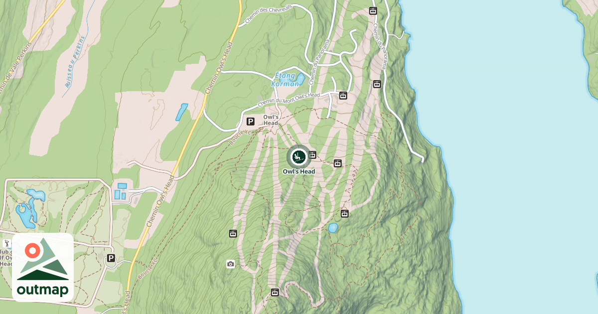Map of Owl's Head